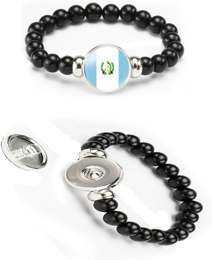 vmcoatdu National Flag Bracelet Elastic Rope Beaded Bracelet Support Your Country Travel Souvenir Gifts for Men Women - Image 4
